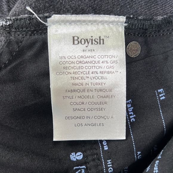 NWT Boyish The Charley High Rise Wide Leg Jeans Size 30 - Picture 11 of 15